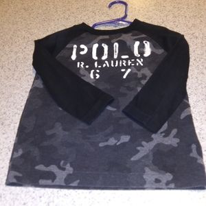 Ralph Lauren Polo Boys Camo Raglan Sz 2T